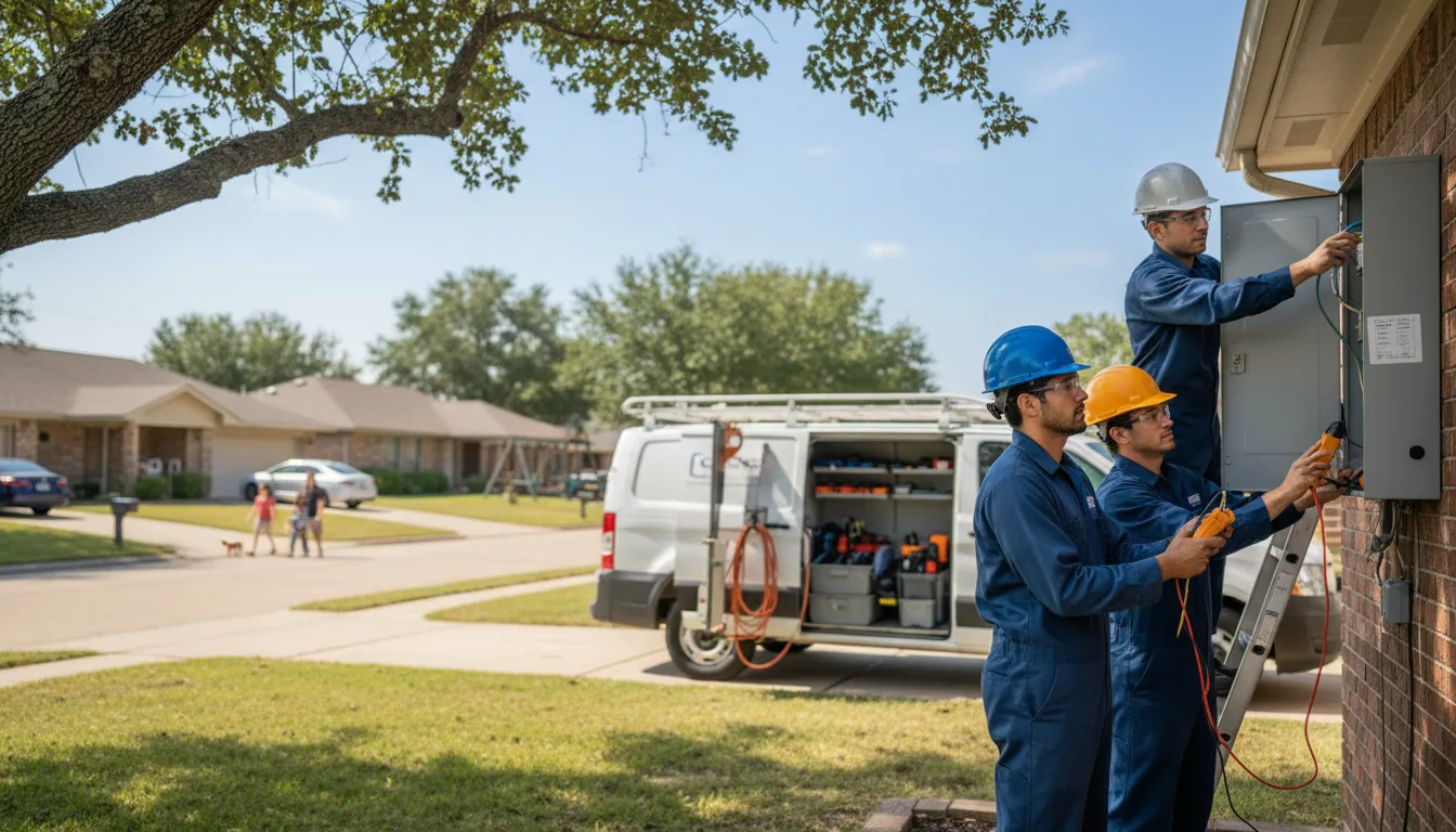 Certified electrician providing emergency electrical services in Twelve Mile, IN